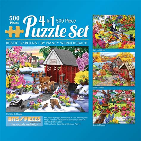 300 Piece <strong>Puzzle</strong>: Our 300 pc jigsaw <strong>puzzles</strong> for adults are made with recycled cardboard using thick chipboard backing which makes the <strong>puzzle pieces</strong> solid and prevents bending when assembling the jigsaw and ensures a lock-tight fit between. . Bits and pieces puzzles
